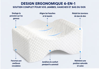 Points clés du design du coussin de genoux pour dormir sur le côté
