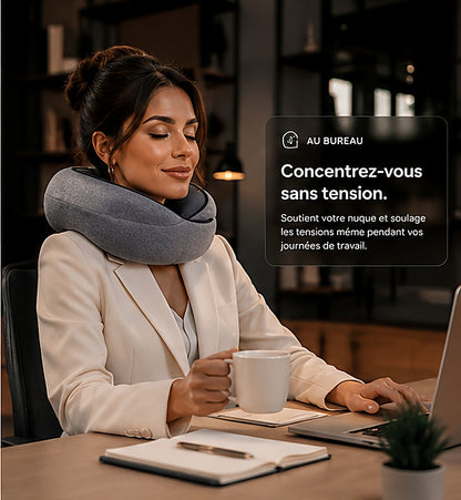 Oreiller Cervical de Voyage – Mousse à Mémoire de Forme