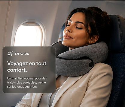 Oreiller Cervical de Voyage – Mousse à Mémoire de Forme