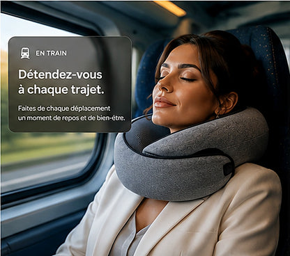Oreiller Cervical de Voyage – Mousse à Mémoire de Forme