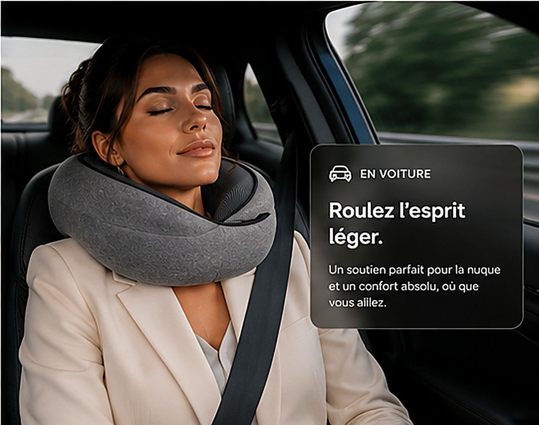Oreiller Cervical de Voyage – Mousse à Mémoire de Forme