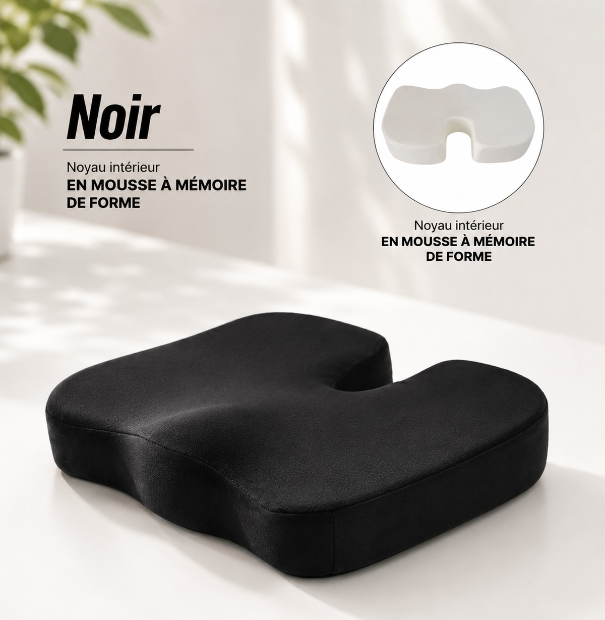 Coussin d'assise ergonomique Silnah — photo produit, vue 2
