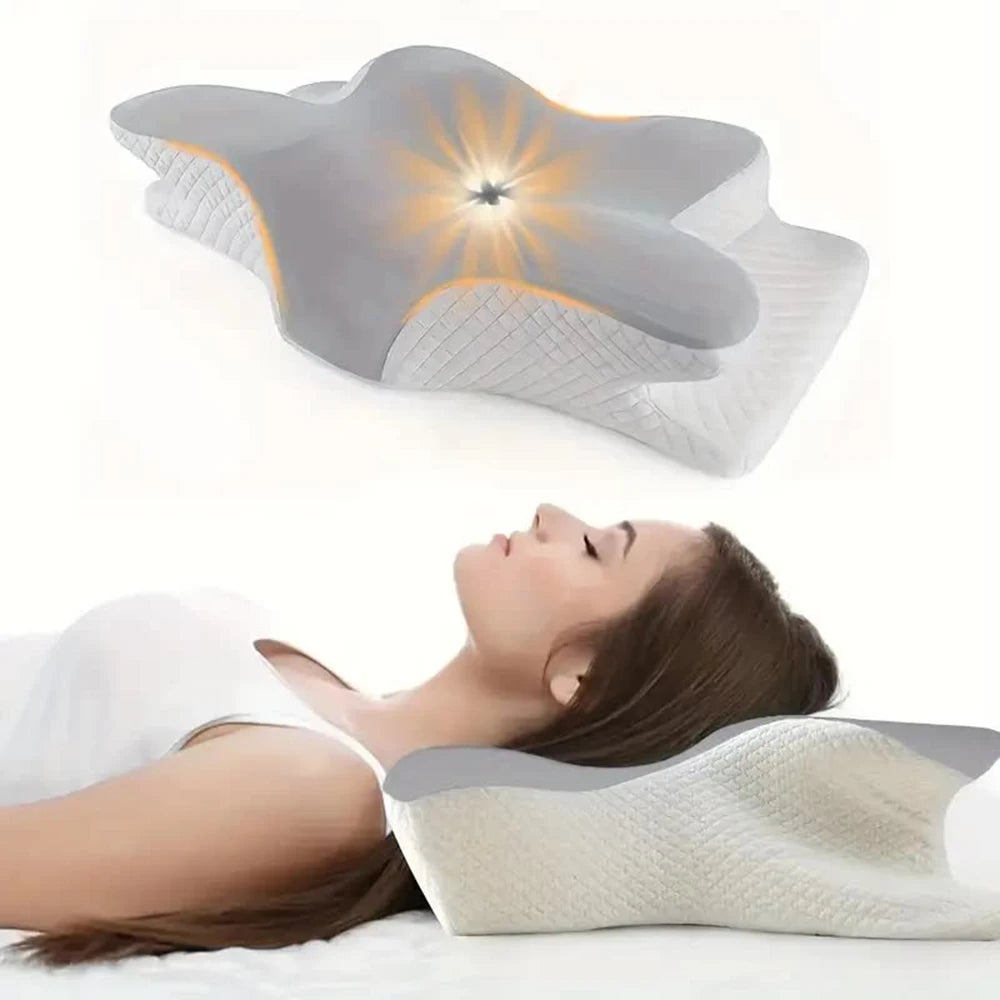 Oreiller Papillon Cervical – Mousse à Mémoire de Forme