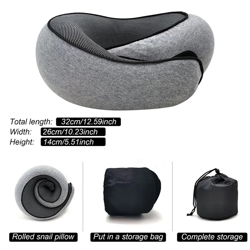 Oreiller Cervical de Voyage – Mousse à Mémoire de Forme