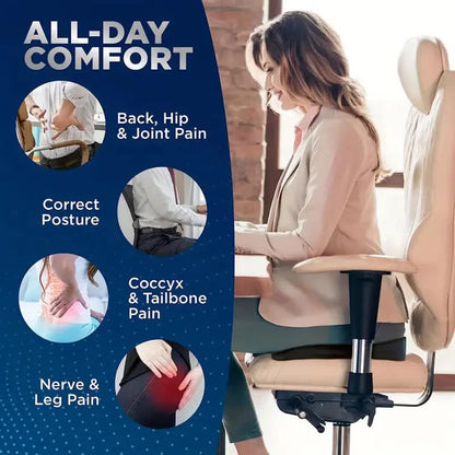 Coussin d'Assise Ergonomique – Mousse à Mémoire de Forme