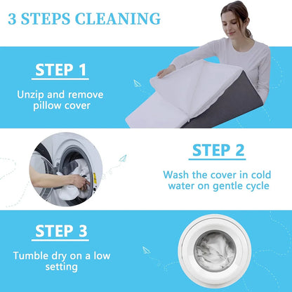 Oreiller Incliné de Positionnement – Buste et Jambes Surélevés