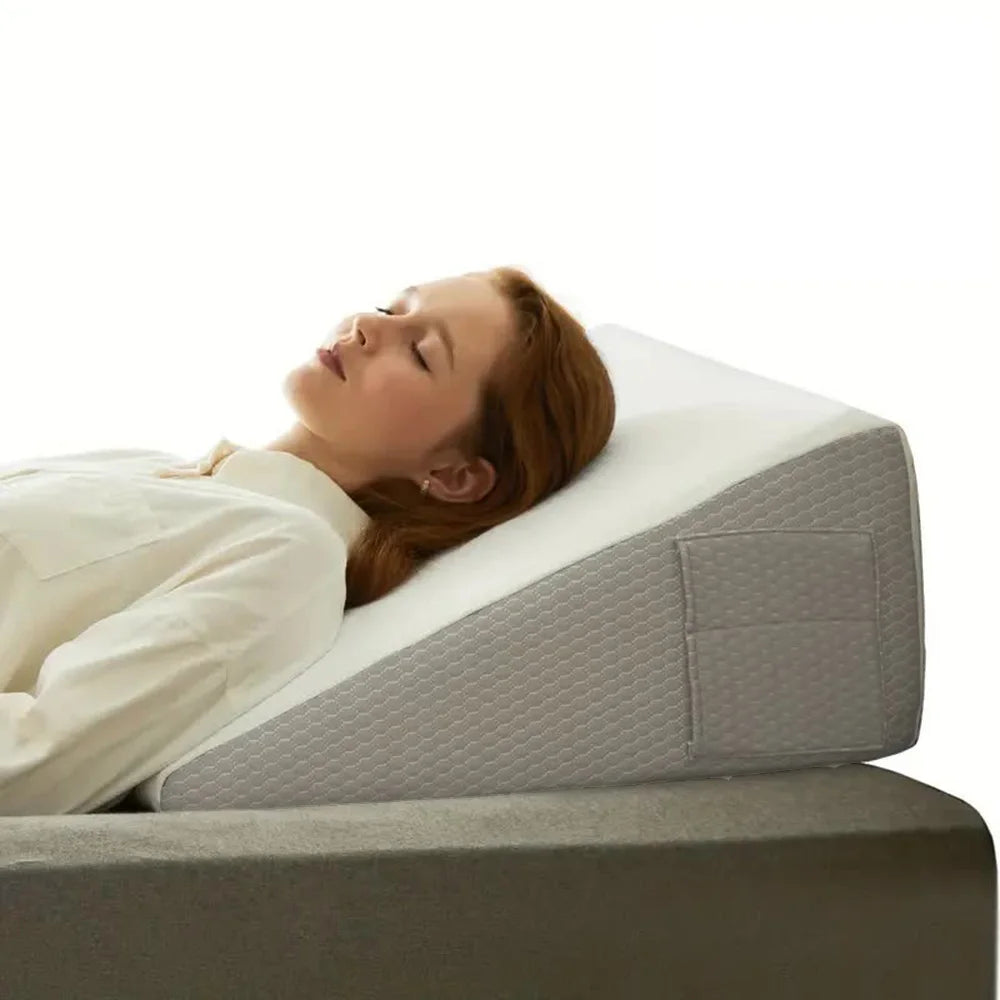Oreiller Incliné de Positionnement – Buste et Jambes Surélevés