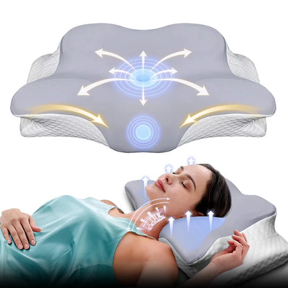 Oreiller Papillon Cervical – Mousse à Mémoire de Forme