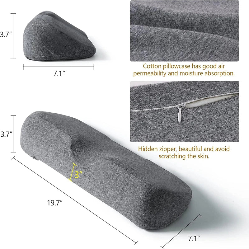 Oreiller Cervical Ergonomique – Mousse à Mémoire de Forme