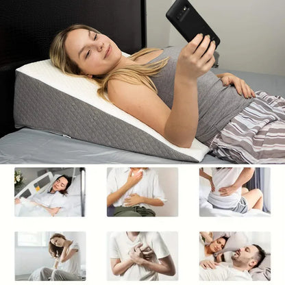 Oreiller Incliné de Positionnement – Buste et Jambes Surélevés