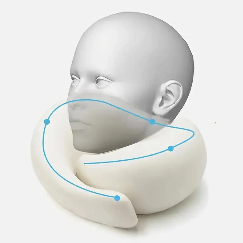 Oreiller Cervical de Voyage – Mousse à Mémoire de Forme