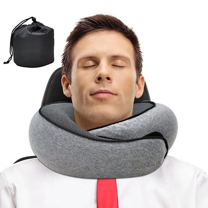 Oreiller Cervical de Voyage – Mousse à Mémoire de Forme