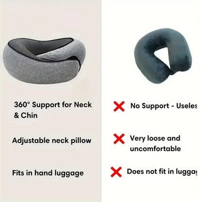 Oreiller Cervical de Voyage – Mousse à Mémoire de Forme