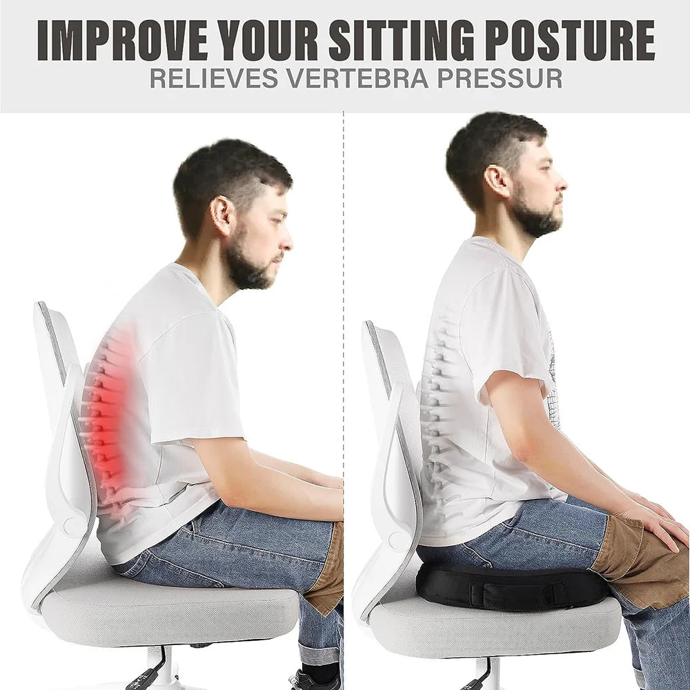 Coussin d'Assise Ergonomique – Mousse à Mémoire de Forme