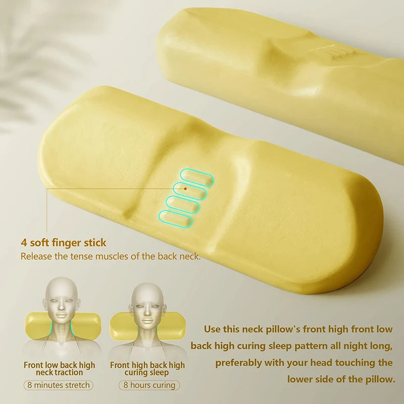 Oreiller Cervical Ergonomique – Mousse à Mémoire de Forme